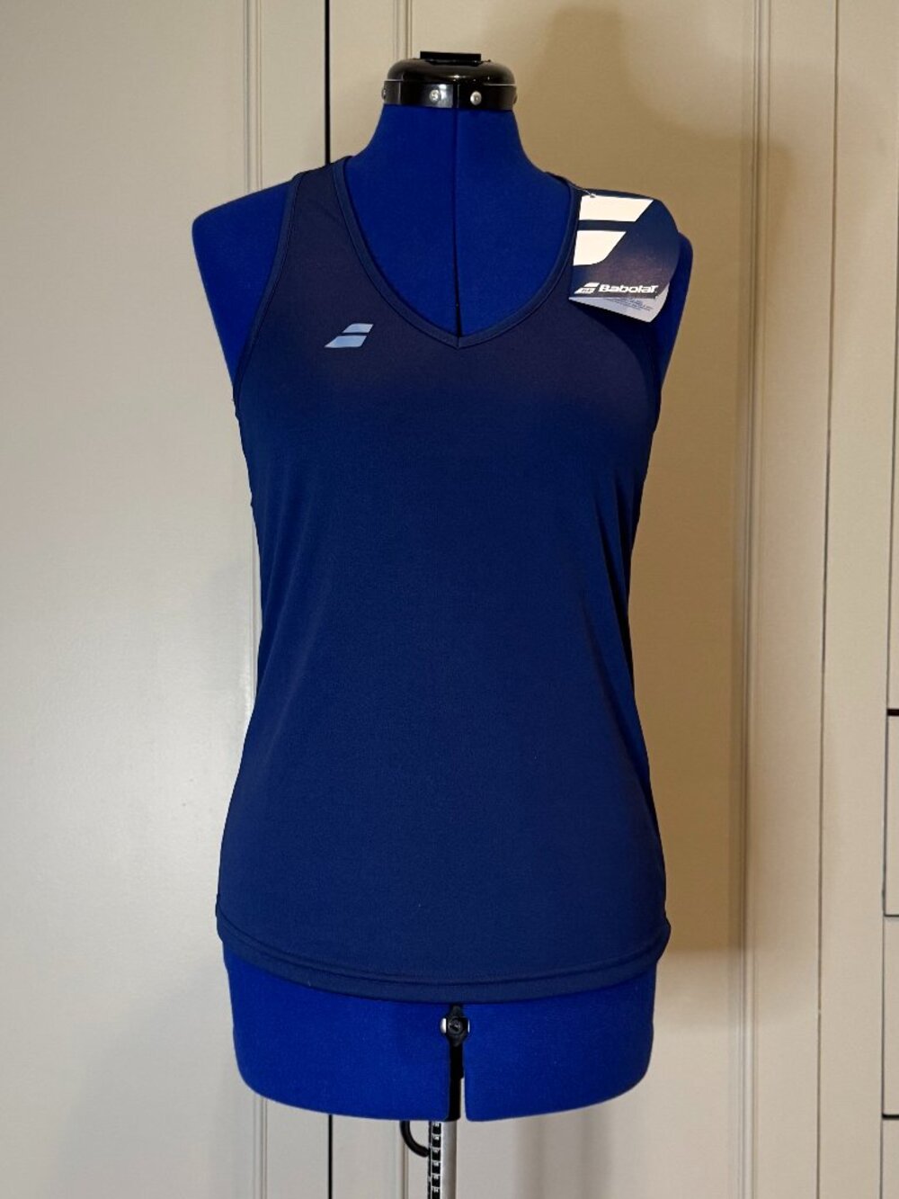 Babolat Navy Women's Play Tennis Tank Top, Size M, NWT